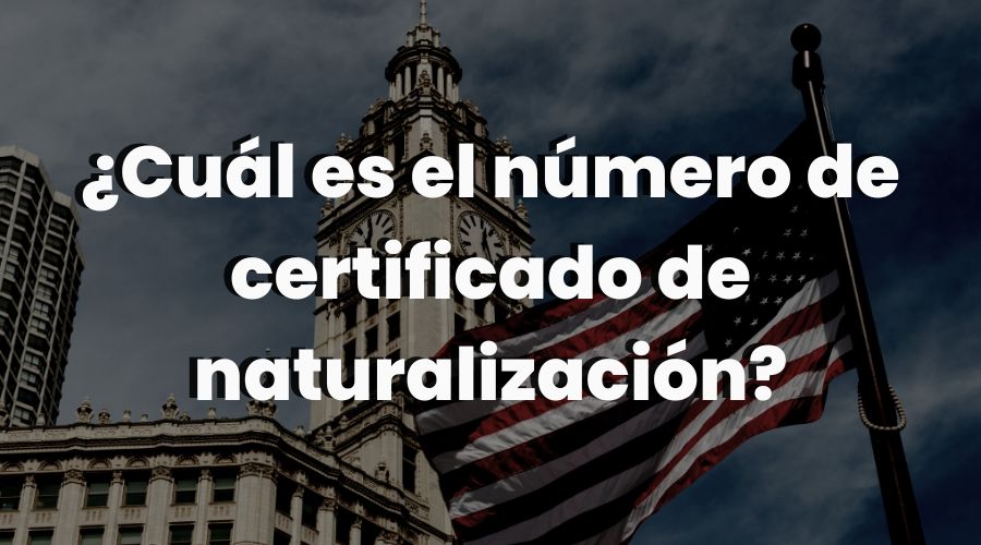 Localizaci N N Mero De Certificado De Naturalizaci N